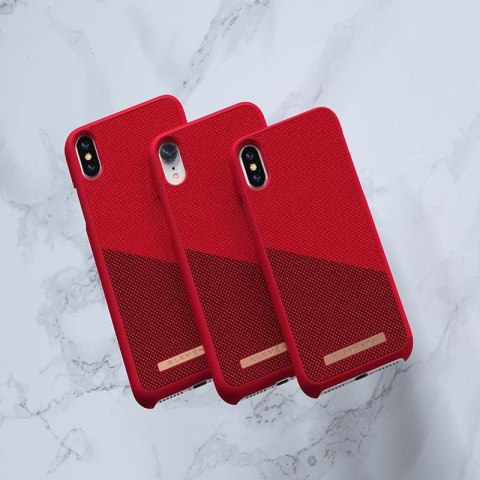Nordic Elements Saeson Freja - Materiałowe etui iPhone Xs Max (Red) Nordic Elements Saeson Freja - Materiałowe etui iPhone Xs Max (Red)