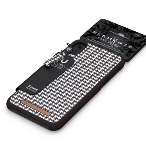 Nordic Elements Saeson Idun - Materiałowe etui iPhone XR (Dark Brown Pattern 2) Nordic Elements Saeson Idun - Materiałowe etui iPhone XR (Dark Brown Pattern 2)