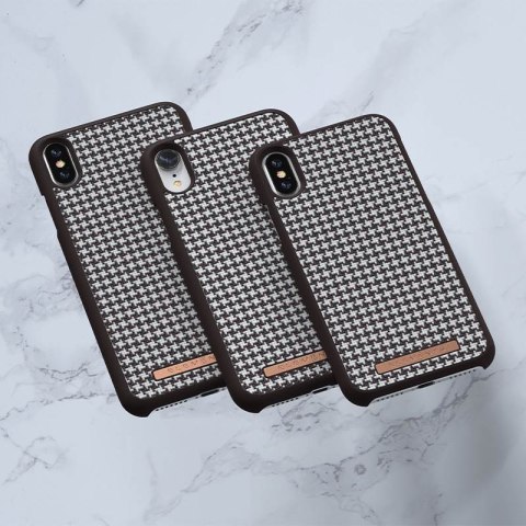 Nordic Elements Saeson Idun - Materiałowe etui iPhone XR (Dark Brown Pattern 2) Nordic Elements Saeson Idun - Materiałowe etui iPhone XR (Dark Brown Pattern 2)