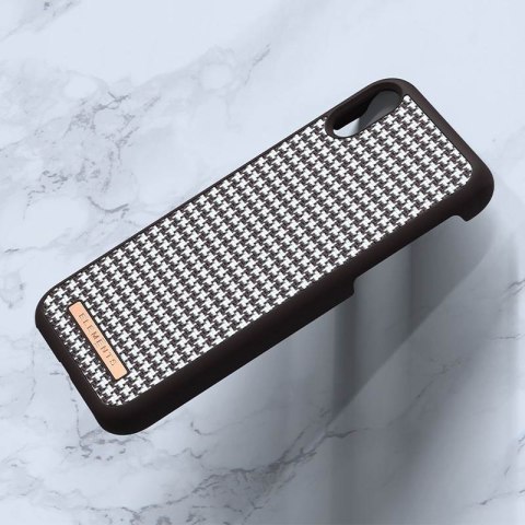 Nordic Elements Saeson Idun - Materiałowe etui iPhone XR (Dark Brown Pattern 2) Nordic Elements Saeson Idun - Materiałowe etui iPhone XR (Dark Brown Pattern 2)