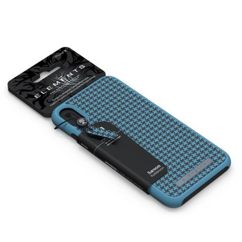 Nordic Elements Saeson Idun - Materiałowe etui iPhone XR (Petrol) Nordic Elements Saeson Idun - Materiałowe etui iPhone XR (Petrol)