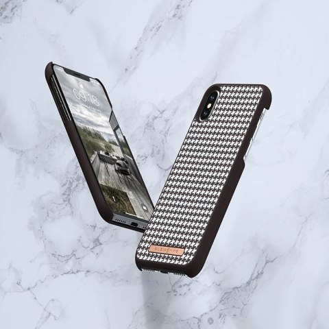 Nordic Elements Saeson Idun - Materiałowe etui iPhone Xs Max (Dark Brown) Nordic Elements Saeson Idun - Materiałowe etui iPhone Xs Max (Dark Brown)