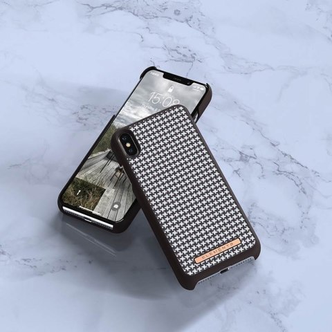 Nordic Elements Saeson Idun - Materiałowe etui iPhone Xs Max (Dark Brown) Nordic Elements Saeson Idun - Materiałowe etui iPhone Xs Max (Dark Brown)