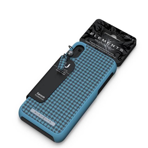 Nordic Elements Saeson Idun - Materiałowe etui iPhone Xs Max (Petrol) Nordic Elements Saeson Idun - Materiałowe etui iPhone Xs Max (Petrol)