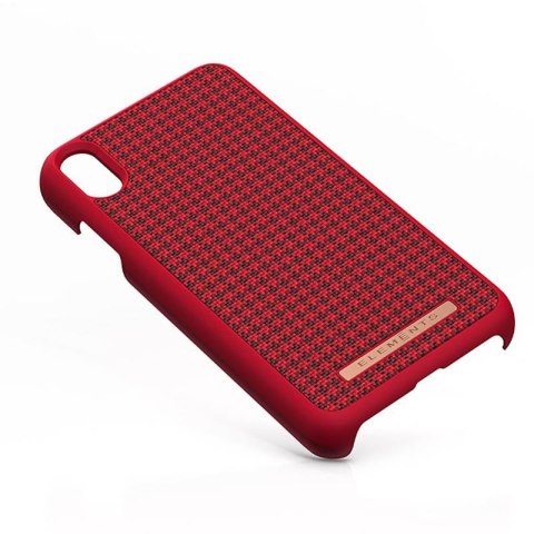 Nordic Elements Saeson Idun - Materiałowe etui iPhone Xs Max (Red) Nordic Elements Saeson Idun - Materiałowe etui iPhone Xs Max (Red)