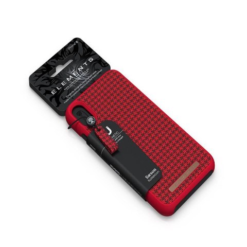 Nordic Elements Saeson Idun - Materiałowe etui iPhone Xs Max (Red) Nordic Elements Saeson Idun - Materiałowe etui iPhone Xs Max (Red)