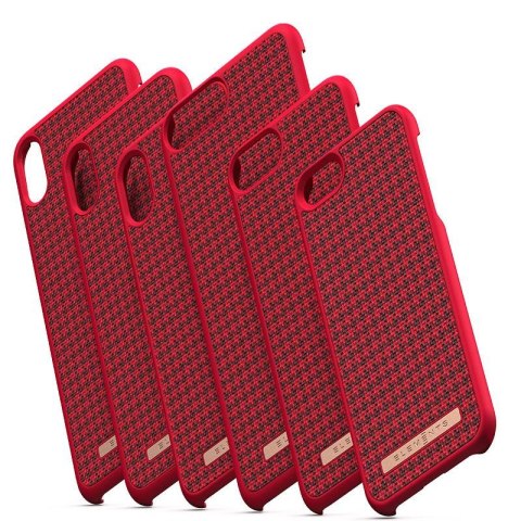 Nordic Elements Saeson Idun - Materiałowe etui iPhone Xs Max (Red) Nordic Elements Saeson Idun - Materiałowe etui iPhone Xs Max (Red)