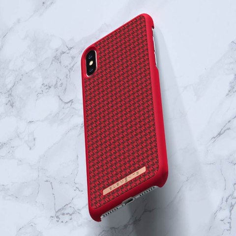Nordic Elements Saeson Idun - Materiałowe etui iPhone Xs Max (Red) Nordic Elements Saeson Idun - Materiałowe etui iPhone Xs Max (Red)