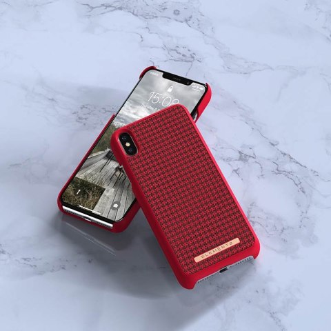 Nordic Elements Saeson Idun - Materiałowe etui iPhone Xs Max (Red) Nordic Elements Saeson Idun - Materiałowe etui iPhone Xs Max (Red)