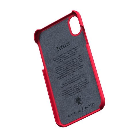 Nordic Elements Saeson Idun - Materiałowe etui iPhone Xs / X (Red) Nordic Elements Saeson Idun - Materiałowe etui iPhone Xs / X (Red)