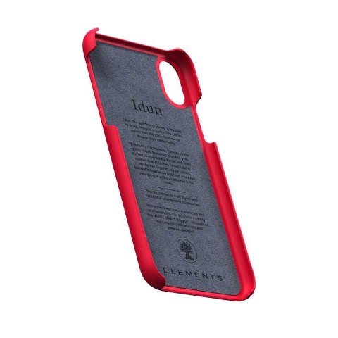 Nordic Elements Saeson Idun - Materiałowe etui iPhone Xs / X (Red) Nordic Elements Saeson Idun - Materiałowe etui iPhone Xs / X (Red)