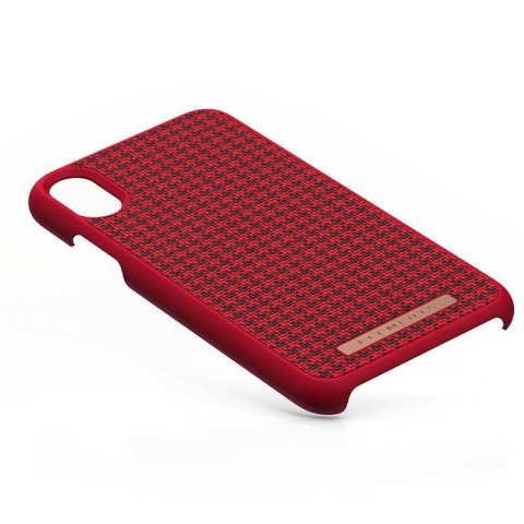 Nordic Elements Saeson Idun - Materiałowe etui iPhone Xs / X (Red) Nordic Elements Saeson Idun - Materiałowe etui iPhone Xs / X (Red)