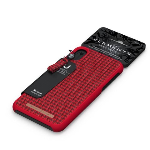 Nordic Elements Saeson Idun - Materiałowe etui iPhone Xs / X (Red) Nordic Elements Saeson Idun - Materiałowe etui iPhone Xs / X (Red)