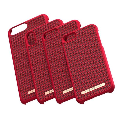 Nordic Elements Saeson Idun - Materiałowe etui iPhone Xs / X (Red) Nordic Elements Saeson Idun - Materiałowe etui iPhone Xs / X (Red)