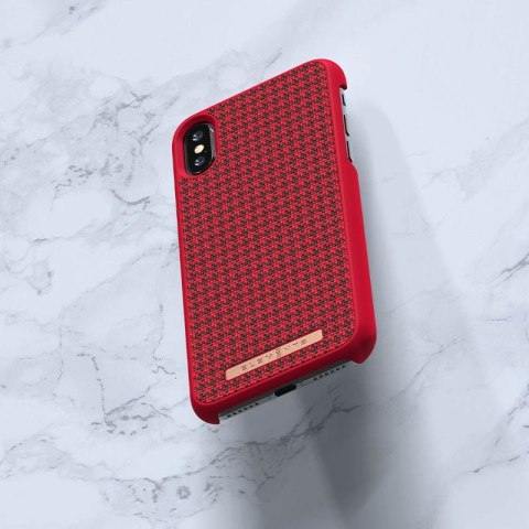 Nordic Elements Saeson Idun - Materiałowe etui iPhone Xs / X (Red) Nordic Elements Saeson Idun - Materiałowe etui iPhone Xs / X (Red)