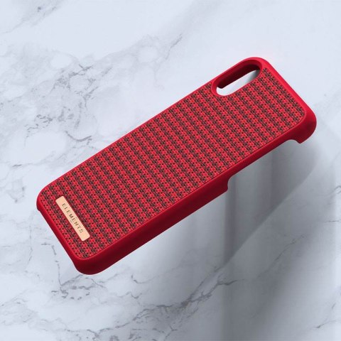 Nordic Elements Saeson Idun - Materiałowe etui iPhone Xs / X (Red) Nordic Elements Saeson Idun - Materiałowe etui iPhone Xs / X (Red)