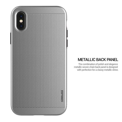 Obliq Slim Meta - Etui iPhone Xs / X (Satin Silver) Obliq Slim Meta - Etui iPhone Xs / X (Satin Silver)