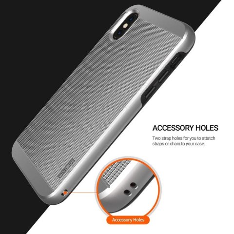 Obliq Slim Meta - Etui iPhone Xs / X (Satin Silver) Obliq Slim Meta - Etui iPhone Xs / X (Satin Silver)
