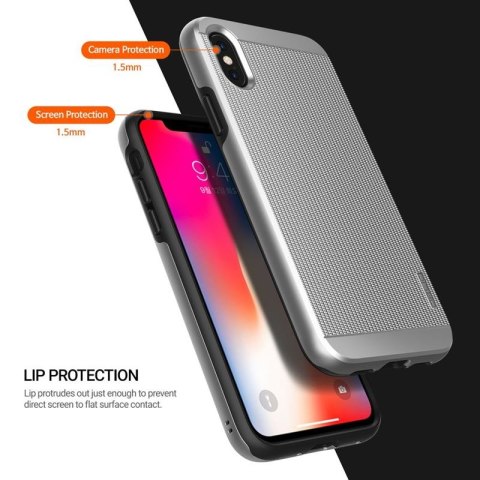 Obliq Slim Meta - Etui iPhone Xs / X (Satin Silver) Obliq Slim Meta - Etui iPhone Xs / X (Satin Silver)