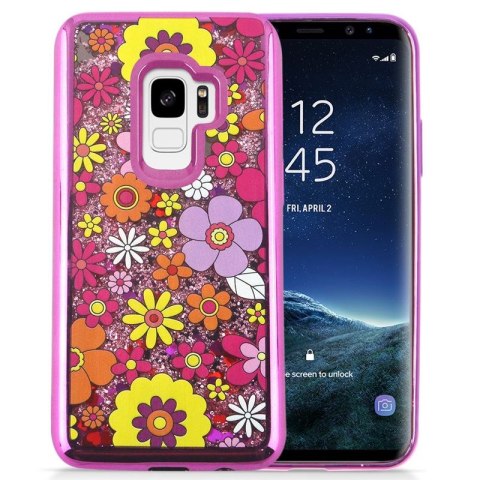 Zizo Liquid Glitter Star Case - Etui Samsung Galaxy S9 (Multiflowers) Zizo Liquid Glitter Star Case - Etui Samsung Galaxy S9 (Multiflowers)