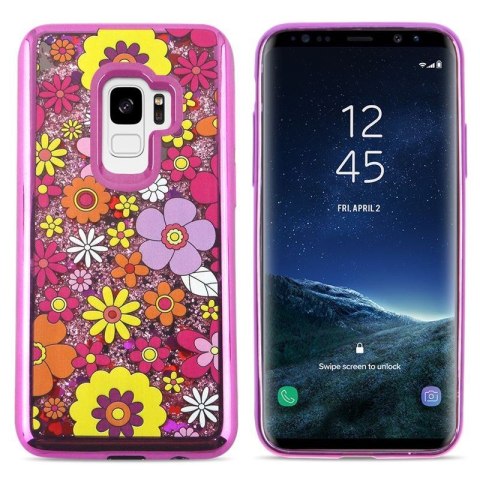Zizo Liquid Glitter Star Case - Etui Samsung Galaxy S9 (Multiflowers) Zizo Liquid Glitter Star Case - Etui Samsung Galaxy S9 (Multiflowers)