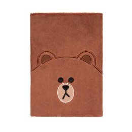 BT21 - Pluszowy Notes / Notatnik A5 Miś BROWN