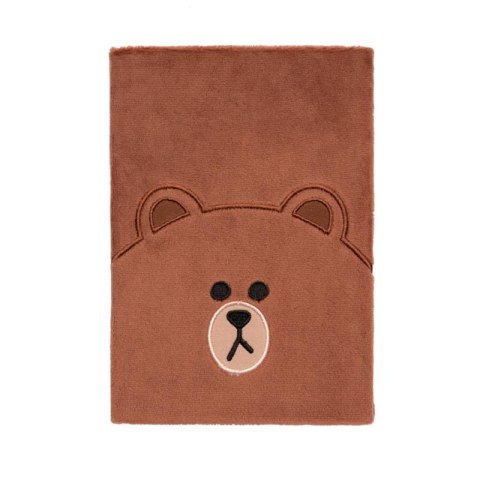 BT21 - Pluszowy Notes / Notatnik A5 Miś BROWN BT21 - Pluszowy Notes / Notatnik A5 Miś BROWN