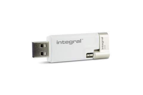 Integral iShuttle - pamięć przenośna 32 GB ze złączem USB oraz Lightning certyfikat MFi Integral iShuttle - pamięć przenośna 32 GB ze złączem USB oraz Lightning certyfikat MFi