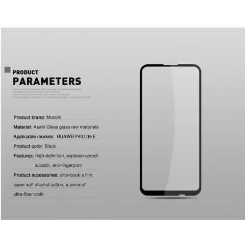 Mocolo 2.5D Full Glue Glass - Szkło ochronne Huawei P40 Lite E Mocolo 2.5D Full Glue Glass - Szkło ochronne Huawei P40 Lite E