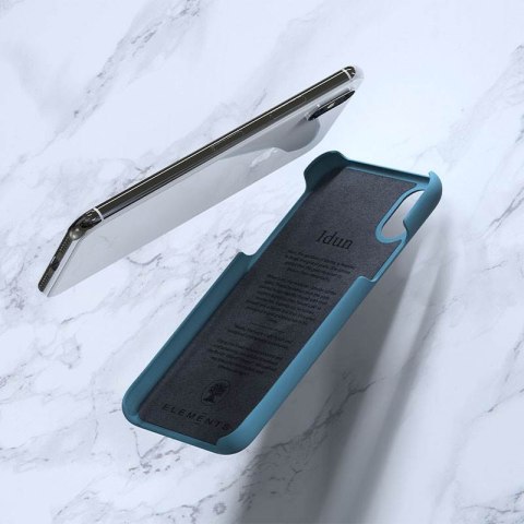 Nordic Elements Saeson Idun - Materiałowe etui iPhone Xs / X (Petrol) Nordic Elements Saeson Idun - Materiałowe etui iPhone Xs / X (Petrol)