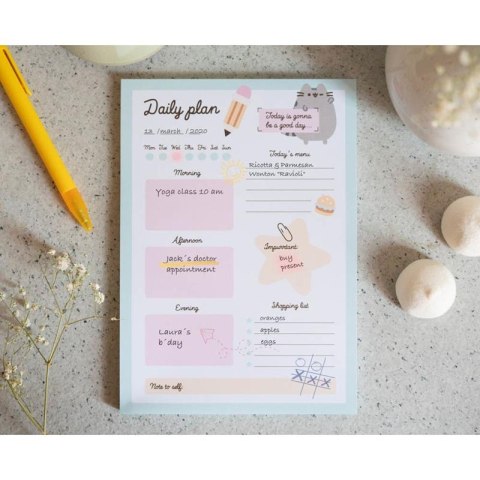 Pusheen - Planner dzienny z kolekcji Foodie 54 strony Pusheen - Planner dzienny z kolekcji Foodie 54 strony