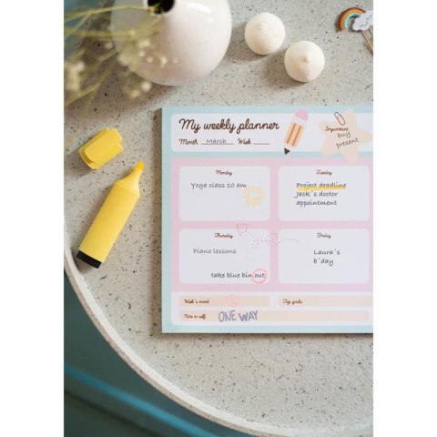 Pusheen - Planner tygodniowy z kolekcji Foodie 54 strony A4 Pusheen - Planner tygodniowy z kolekcji Foodie 54 strony A4