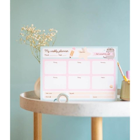 Pusheen - Planner tygodniowy z kolekcji Foodie 54 strony A4 Pusheen - Planner tygodniowy z kolekcji Foodie 54 strony A4