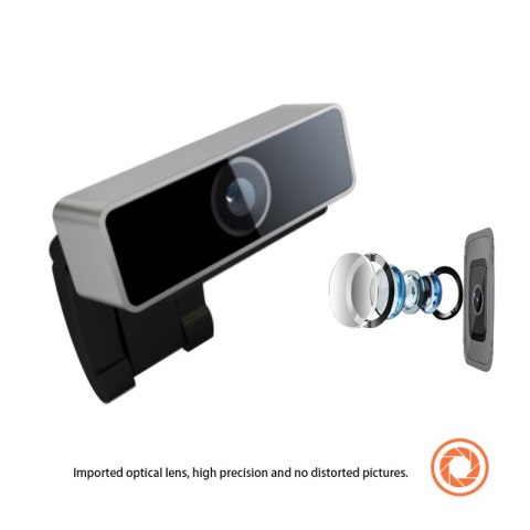 Coolcam Web Camera - Kamera internetowa USB, Full HD 1080p (Czarny, Aluminium) Coolcam Web Camera - Kamera internetowa USB, Full HD 1080p (Czarny, Aluminium)