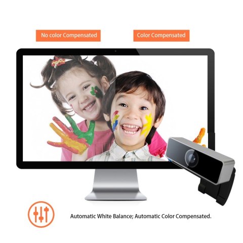Coolcam Web Camera - Kamera internetowa USB, Full HD 1080p (Czarny, Aluminium) Coolcam Web Camera - Kamera internetowa USB, Full HD 1080p (Czarny, Aluminium)