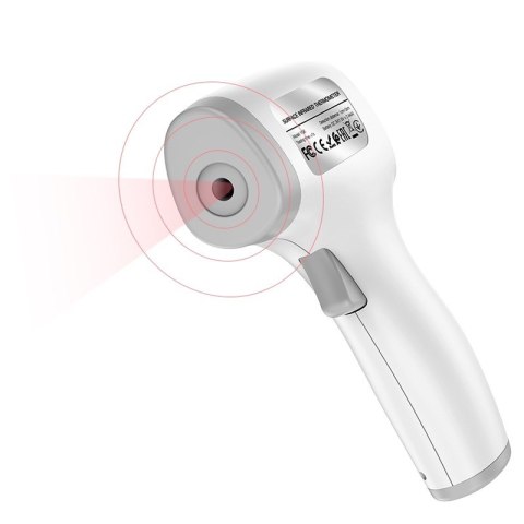 Hoco infrared thermometer - Bezdotykowy termometr na podczerwień (biały) Hoco infrared thermometer - Bezdotykowy termometr na podczerwień (biały)