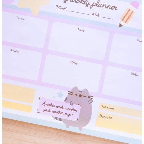 Pusheen - Planner tygodniowy z kolekcji Foodie 54 strony A3 Pusheen - Planner tygodniowy z kolekcji Foodie 54 strony A3