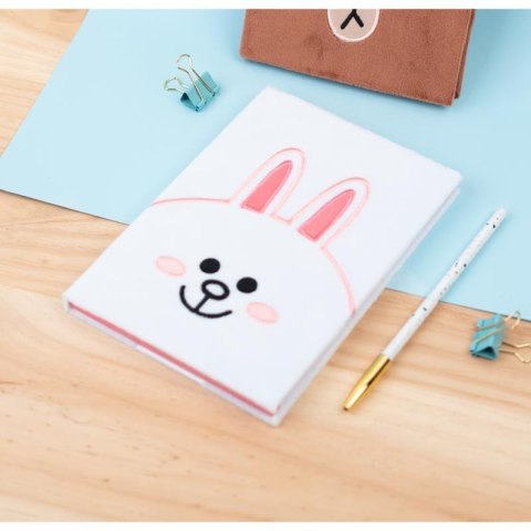 BT21 - Pluszowy Notes / Notatnik A5 Króliczek CONY BT21 - Pluszowy Notes / Notatnik A5 Króliczek CONY