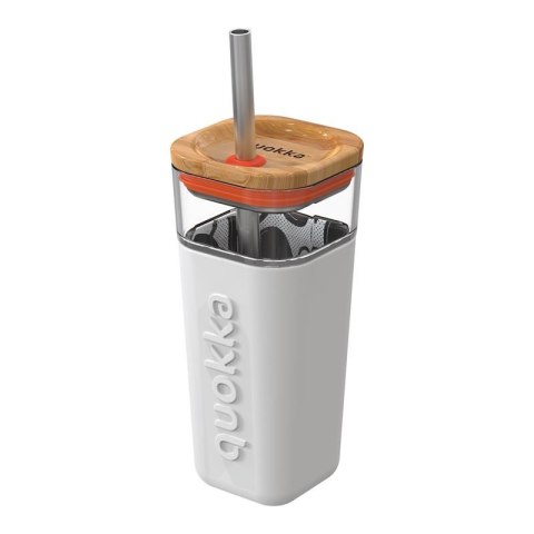 Quokka Liquid Cube - Kubek szklany 540 ml ze słomką ze stali nierdzewnej (Inner Graffiti) Quokka Liquid Cube - Kubek szklany 540 ml ze słomką ze stali nierdzewnej (Inner Graffiti)