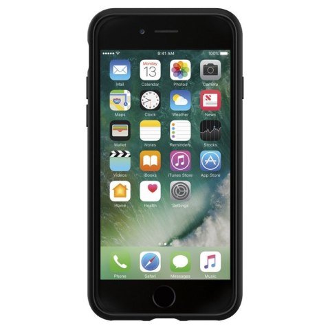 Spigen Liquid Air - Etui do iPhone SE 2022 / SE 2020 / 8 / 7 (Czarny) Spigen Liquid Air - Etui do iPhone SE 2022 / SE 2020 / 8 / 7 (Czarny)