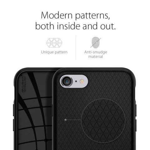 Spigen Liquid Air - Etui do iPhone SE 2022 / SE 2020 / 8 / 7 (Czarny) Spigen Liquid Air - Etui do iPhone SE 2022 / SE 2020 / 8 / 7 (Czarny)