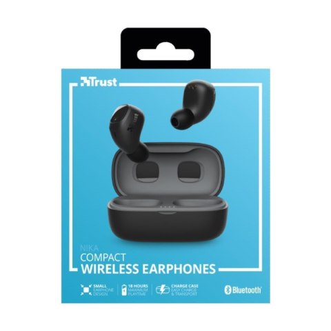 Trust Nika Compact - Słuchawki bezprzewodowe Bluetooth (czarny) Trust Nika Compact - Słuchawki bezprzewodowe Bluetooth (czarny)