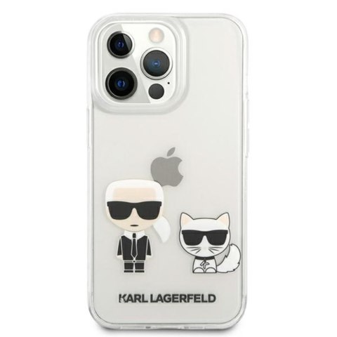 Karl Lagerfeld Ikonik & Choupette - Etui iPhone 13 Pro Max (przezroczysty) Karl Lagerfeld Ikonik & Choupette - Etui iPhone 13 Pro Max (przezroczysty)