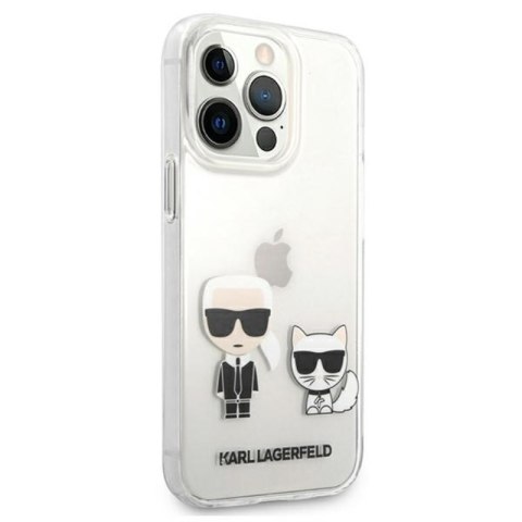 Karl Lagerfeld Ikonik & Choupette - Etui iPhone 13 Pro Max (przezroczysty) Karl Lagerfeld Ikonik & Choupette - Etui iPhone 13 Pro Max (przezroczysty)