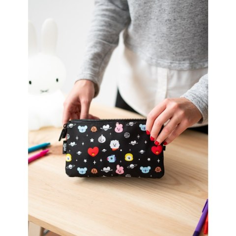 Line Friends BT21 - Piórnik / kosmetyczka z przegródkami Line Friends BT21 - Piórnik / kosmetyczka z przegródkami