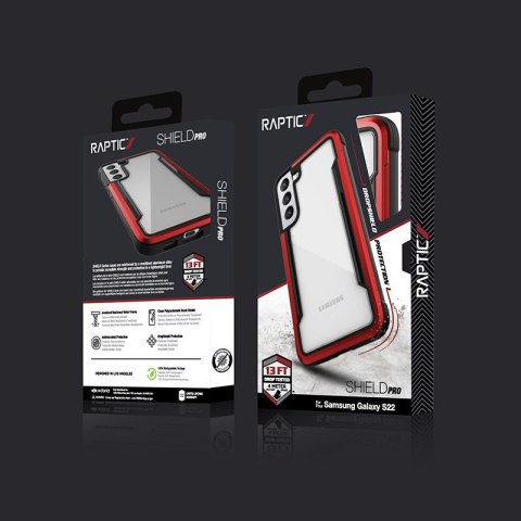 X-Doria Raptic Shield Pro - Etui Samsung Galaxy S22 5G (Antimicrobial Protection) (Red) X-Doria Raptic Shield Pro - Etui Samsung Galaxy S22 5G (Antimicrobial Protection) (Red)