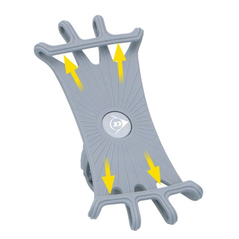 Dunlop - uchwyt rowerowy do telefonu 10-15 cm obrotowy (czarny) Dunlop - uchwyt rowerowy do telefonu 10-15 cm obrotowy (czarny)