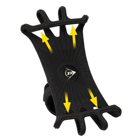 Dunlop - uchwyt rowerowy do telefonu 10-15 cm obrotowy (czarny) Dunlop - uchwyt rowerowy do telefonu 10-15 cm obrotowy (czarny)