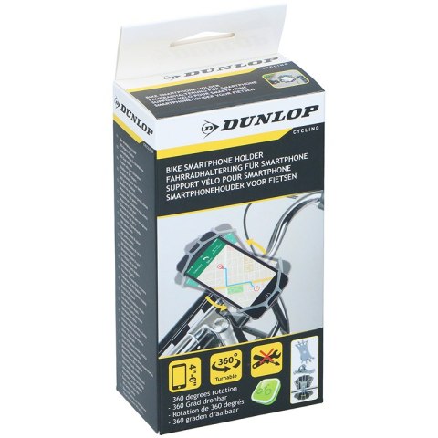 Dunlop - uchwyt rowerowy do telefonu 10-15 cm obrotowy (czarny) Dunlop - uchwyt rowerowy do telefonu 10-15 cm obrotowy (czarny)