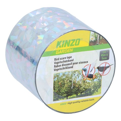 Kinzo - Taśma do ogrodu drzew odstraszająca ptaki dł. 45 m Kinzo - Taśma do ogrodu drzew odstraszająca ptaki dł. 45 m